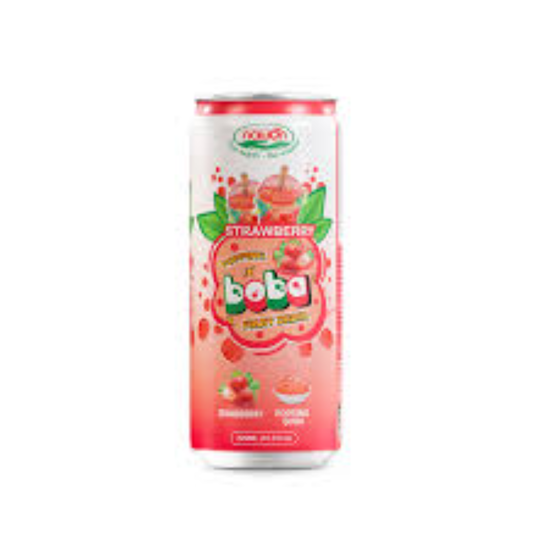 NAWON POPPING BOBA STRAWBERRY 320ML